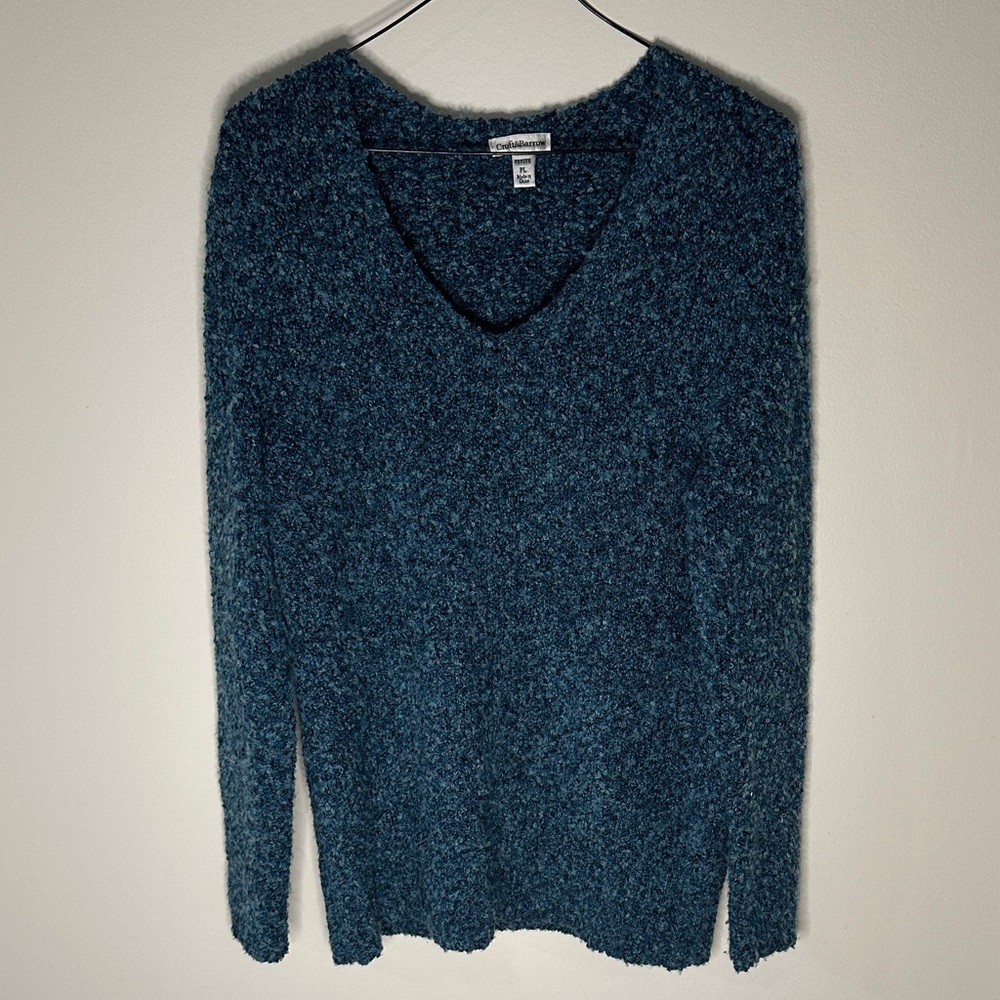 Croft & Barrow Deep Blue V-Neck Sweater